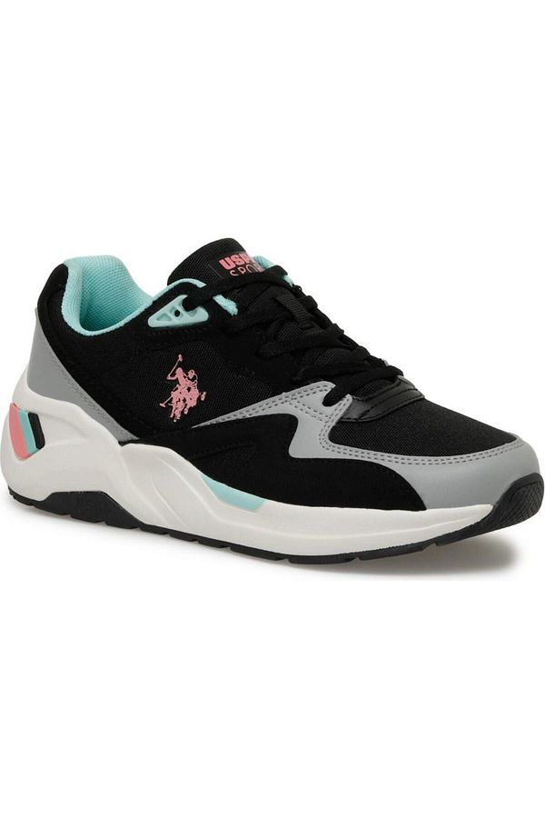 Us polo assn shoes black and pink discount