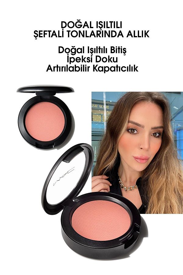 M.A.C-SHEERTONE BLUSH / INTENSELY PIGMENTED BLUSH - PEACHES KEYON1906 1