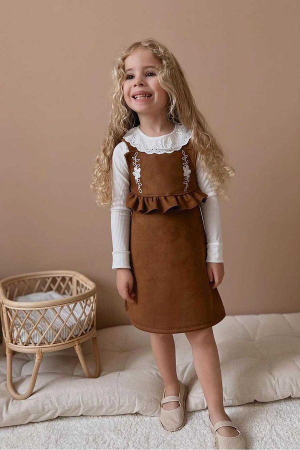Two piece dress for baby girl on sale