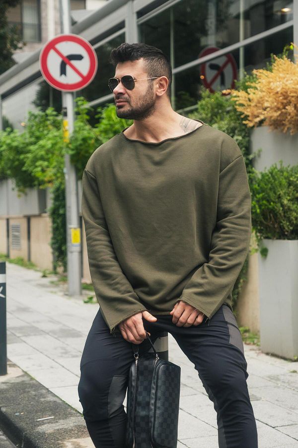 FAST EFFECT WEAR Oversize Seamless Casual Sweatshirt Trendyol