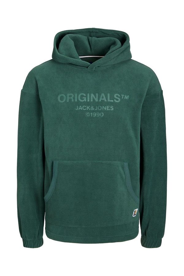 Jack Jones Jack Jones Hooded Sweat Hood Slope Fleece12216573grn Trendyol