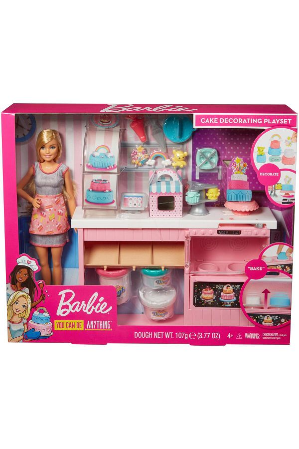 Barbie play doh cake set hot sale