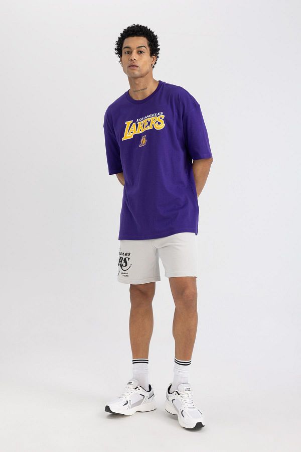 Lakers short sleeve jersey shop