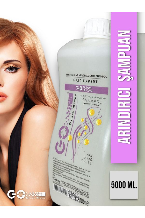 Go Studio Works-5000 ml Silicone Shampoo Purifying - 0% 1