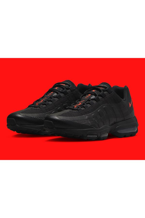 Nike air max 95 ultra essential red and black clearance