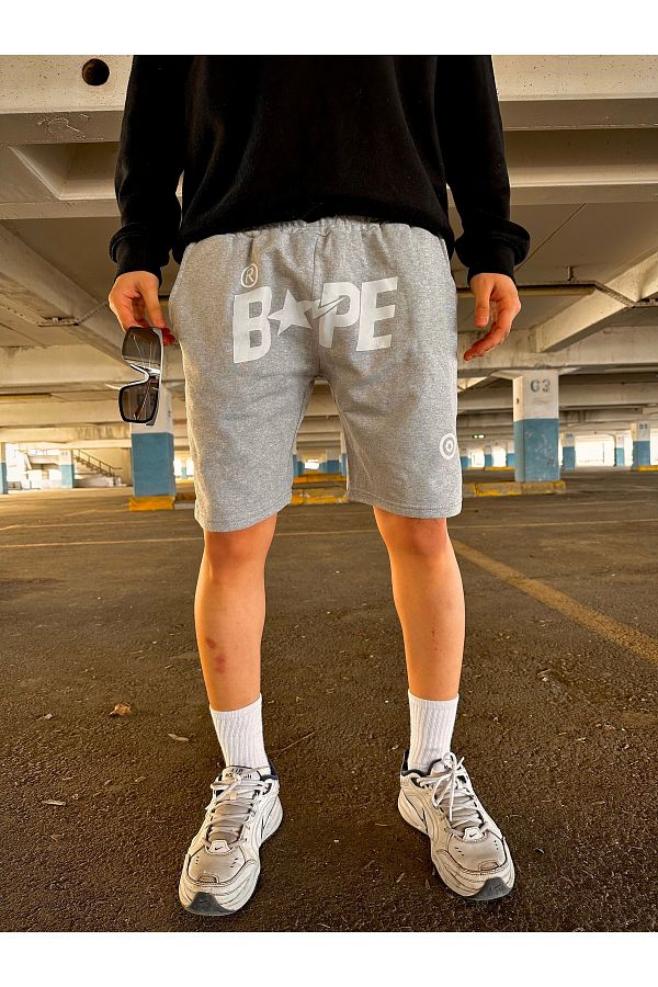 Minus Bape Star Unisex Shorts Relaxed Fit Trendyol
