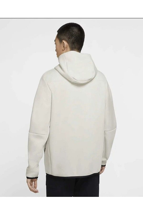 Nike Mens Sportswear Tech Fleece Light Bone Zip Up Hoodie Trendyol