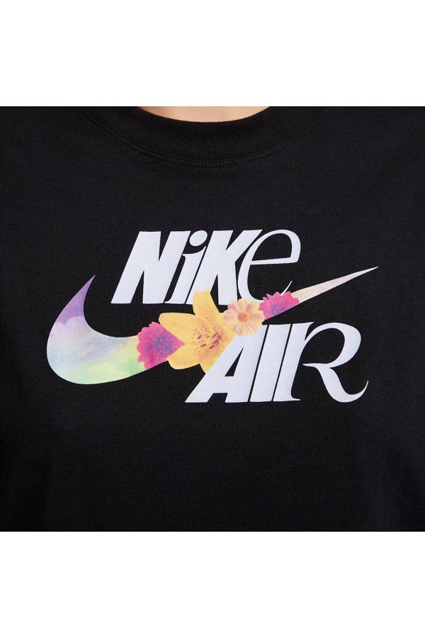 Nike Sportswear Boxy Short Sleeve Women s wide women s floral logo cotton sports T shirt fb8191 Trendyol