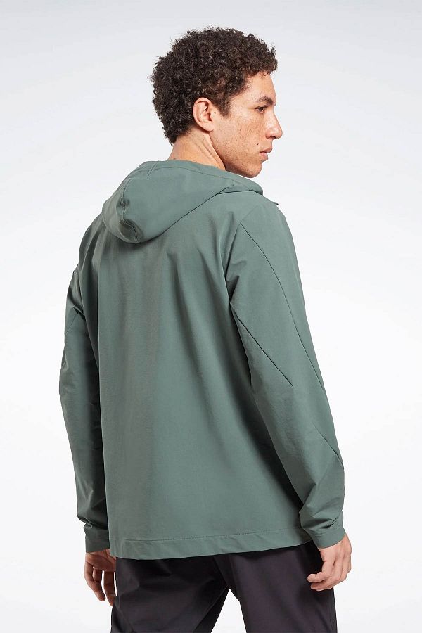 Reebok Woven FZ Green Men s Tracksuit Trendyol