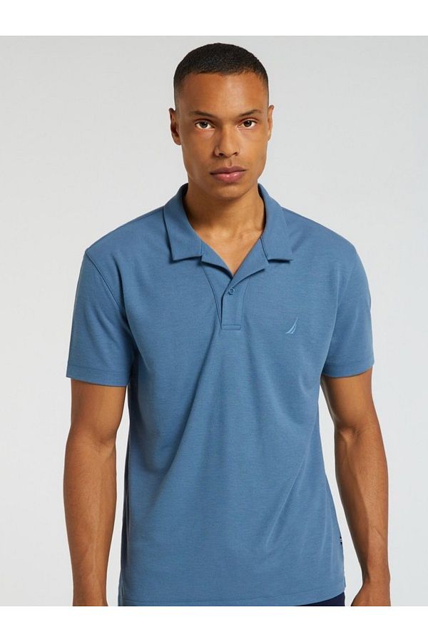 Nautica MEN S BLUE SLIM FIT SHORT SLEEVE POLO Trendyol