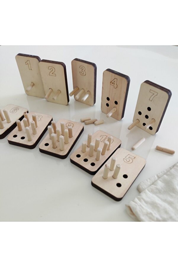 Ankebut Montessori Pim Takmalı Sayı Ve Değerleri Öğrenme Seti