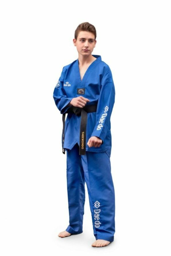Buy Lewon International Unisex Black Cotton Taekwondo Ultra Uniform With  Strip No-160 ( 12 And 14 Years) Online at Best Prices in India - JioMart.