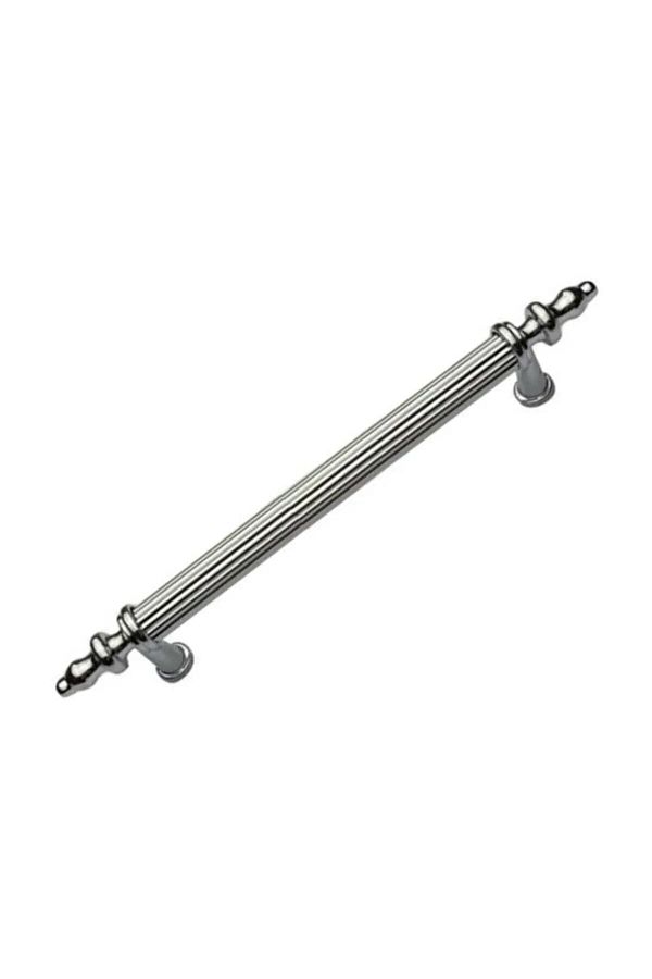 İNTERİO-Rustic Handle Models Luxury Modern Kitchen Cabinet Drawer Furniture Handle 224mm Chrome 1