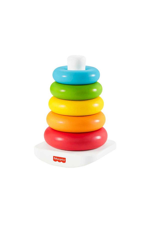Fisher Price Baby Stacking Toy Rock a Stack Rings with Roly Poly Base for Ages 6 Months Trendyol