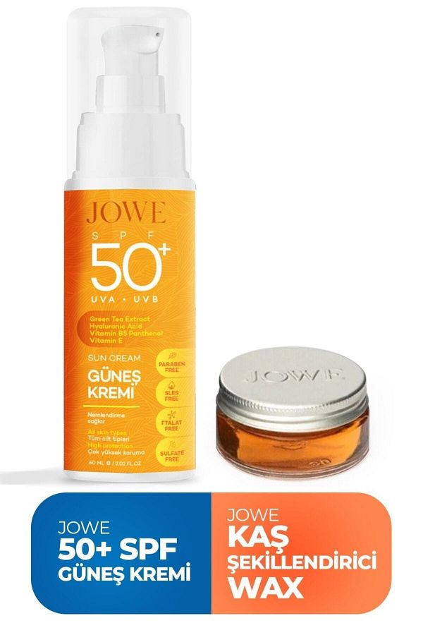 JOWE-Sonnenschutzmittel und Augenbrauenwachs Double Deal Produkt 1