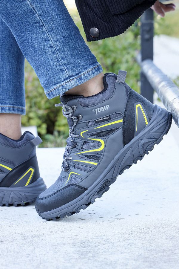 Jump 28682 Black Green Men s Waterproof Outdoor Boots Sports Shoes Trendyol