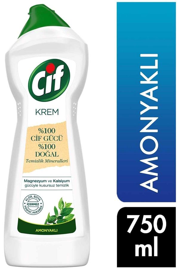 Cif-Cream Cleanser 750 ml with Strength and Radiance Ammonia 1