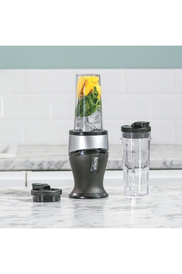 NINJA-700W Slim Blender and Smoothie Maker, 2x 470ml Cups with Lid - Powerful Personal Blender 1