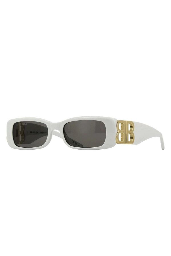 Balenciaga Bb0096s 011 White Women s Sun Glasses