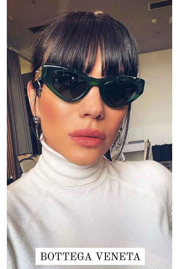サングラス BOTTEGA VENETA SS25 Woman SUNGLASSES (BV1142S 004 GREEN) BOTTEGA VENETA SS25 Woman SUNGLASSES (BV1142S 004 GREEN