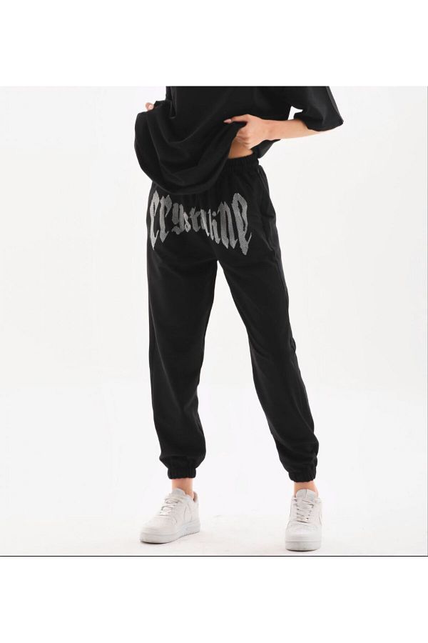 Rhinestone sweatpants new arrivals