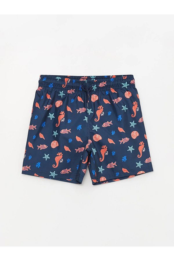 LC Waikiki-LCW ECO Boy's Swim Shorts with Elastic Waist 1