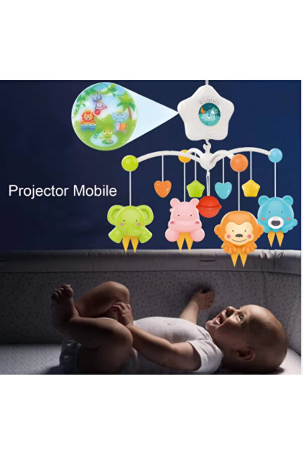 Babycim HE0307/HE0308 Projektörlü Dönence Oyun Parkı Oyuncağı