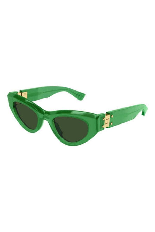 サングラス BOTTEGA VENETA Woman Sunglasses Green BV1142S 004 Bottega Veneta™ BV1142S Cat-Eye Sunglasses | EyeOns.com