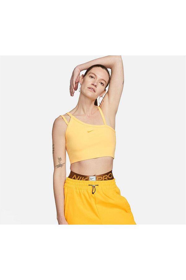 Nike Sportswear Everyday Modern Asymmetrical Short Women s Tank Top Trendyol