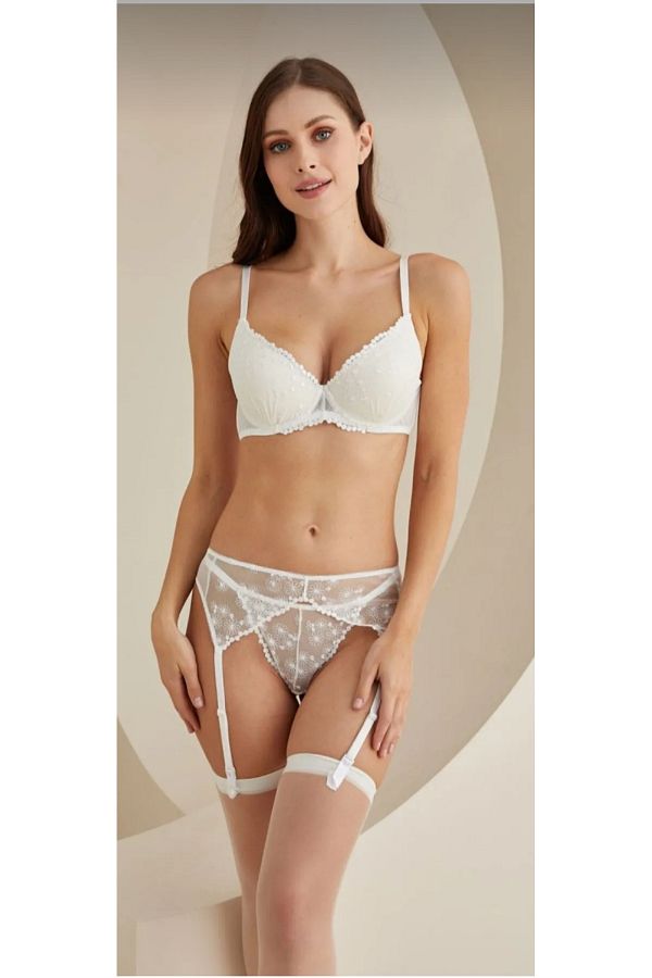 NBB-4831 Model Light Supported Garter Set 1