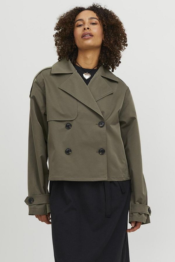 Jack Jones Carlie Women s Short Trench Coat Trendyol