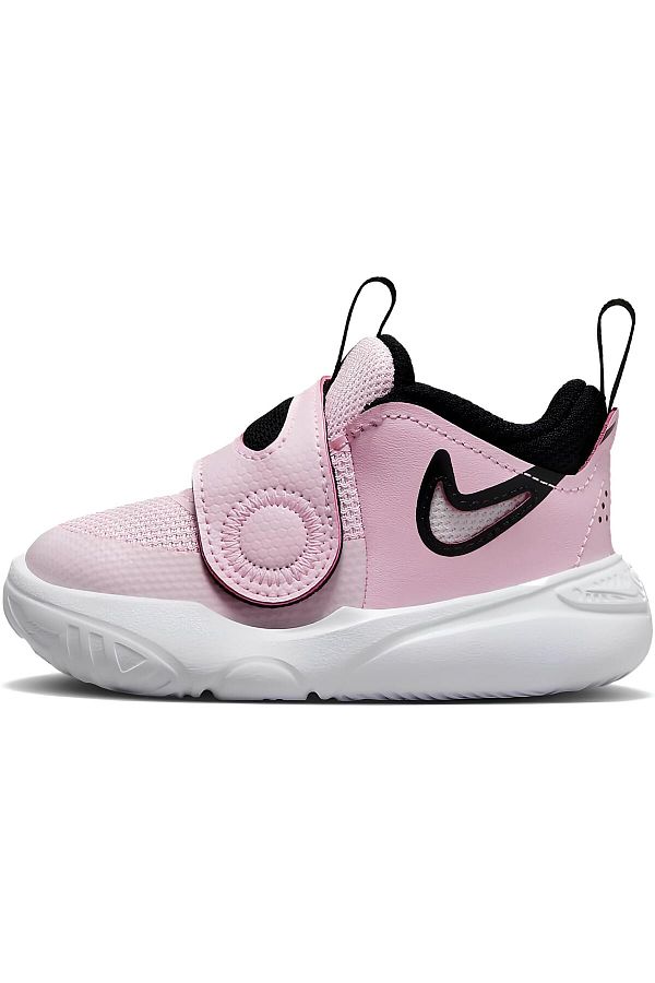Nike team hustle pink and black top