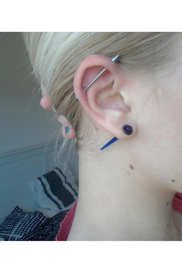Spike industrial piercing hot sale