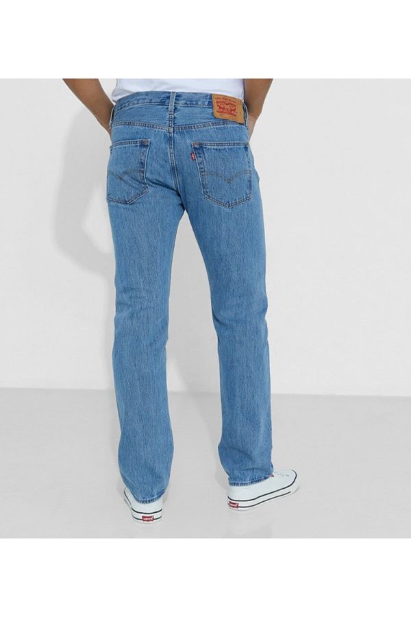 Levi s LE 501 ORIGINAL FIT Men s Light Blue Jeans Trendyol