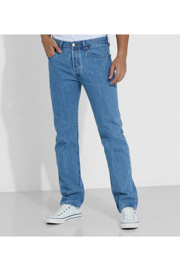 Levi s LE 501 ORIGINAL FIT Men s Light Blue Jeans Trendyol