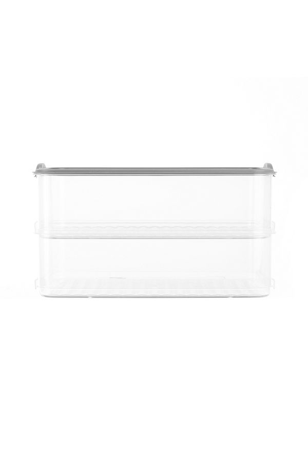 Gondol-TransParent Easy Click 3 Piece Storage Container - 1.6 lt 1
