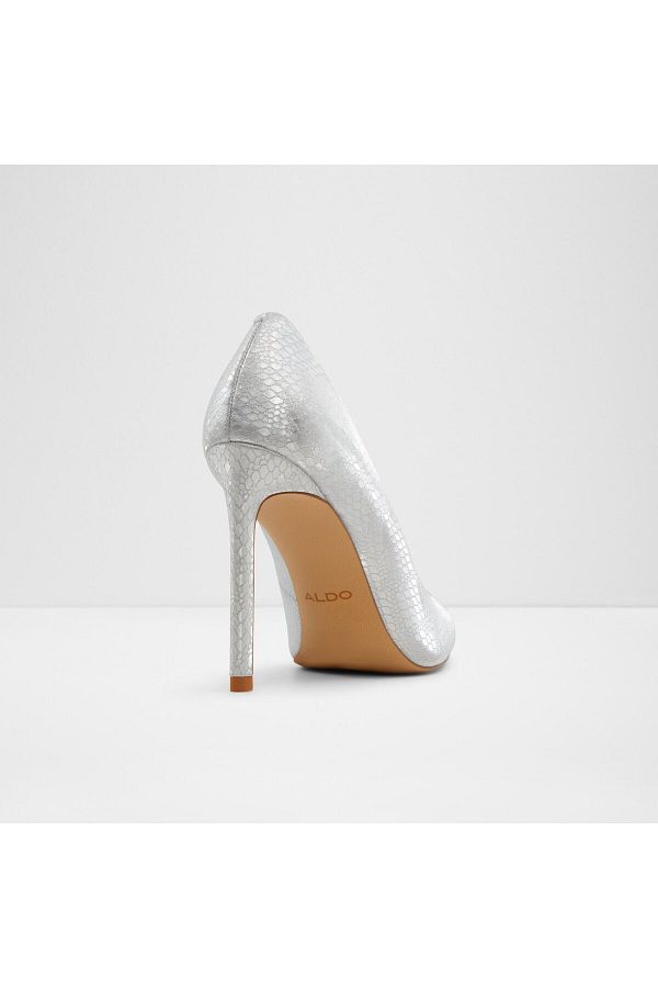 Silver aldo shoes store