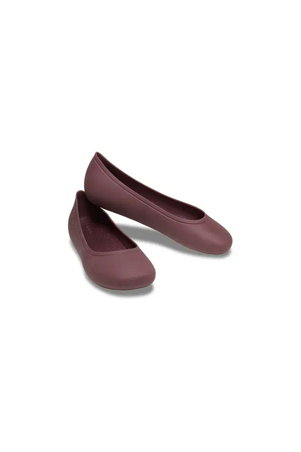Crocs Ballerina Flats Burgundy Flat Trendyol