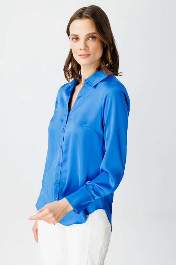 Satin look blouse outlet