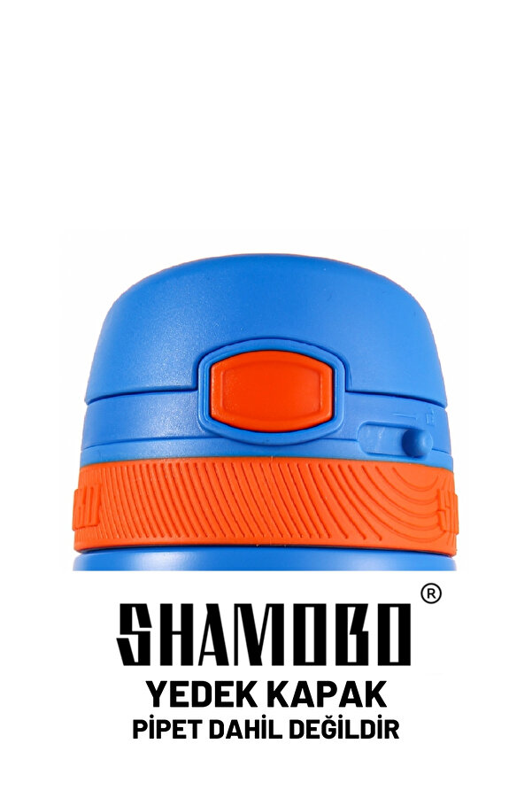 Shamobo 350ml Çocuk Paslanmaz Çelik Termos için Yedek Kapak Pipet Dahil Değildir