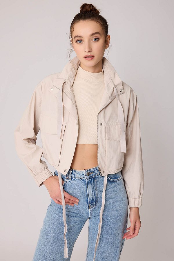 Parachute fabric jacket shop