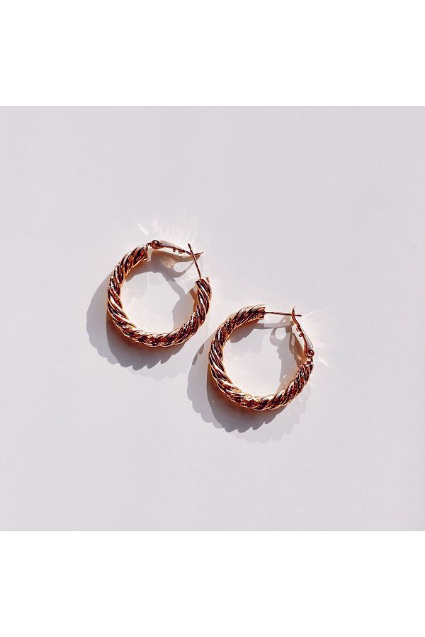 Siesta Earrings in Faded Denim Siesta Earrings in Faded Denim