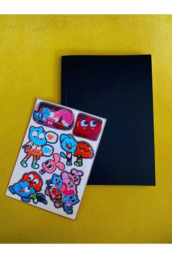 icase-Gumball Sticker and Computer Notebook - Activity Set 96 1