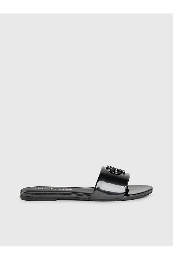 Calvin Klein Mules Black Flat Trendyol