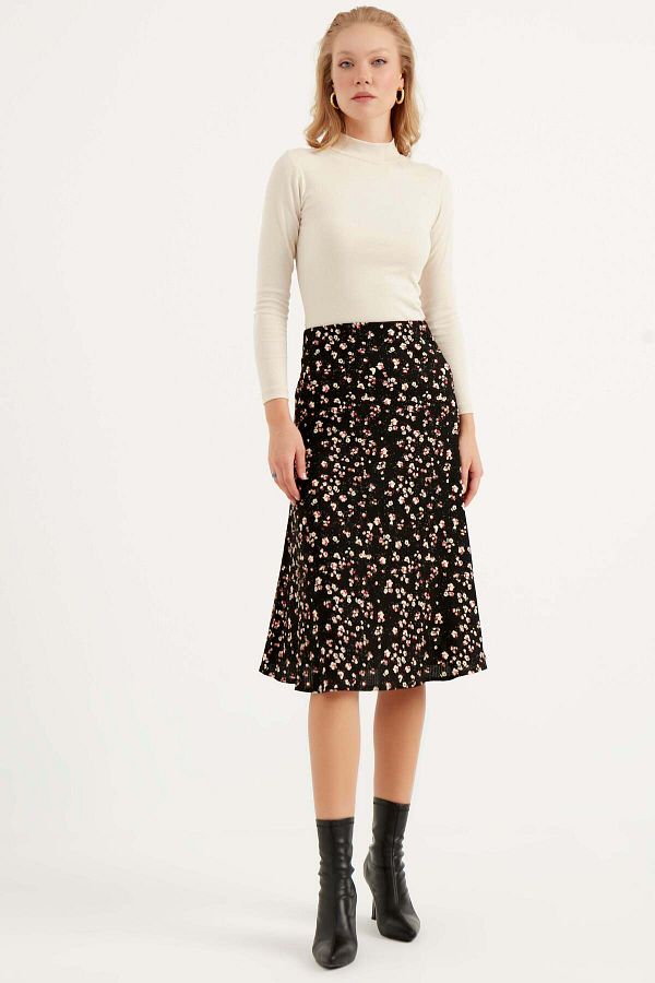 Herita-Midirock mit hoher Taille 1