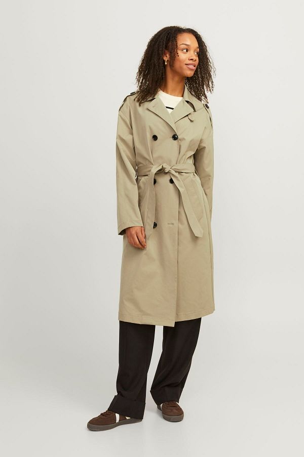 Jack Jones Sophi Double Breasted Women s Trench Coat Trendyol