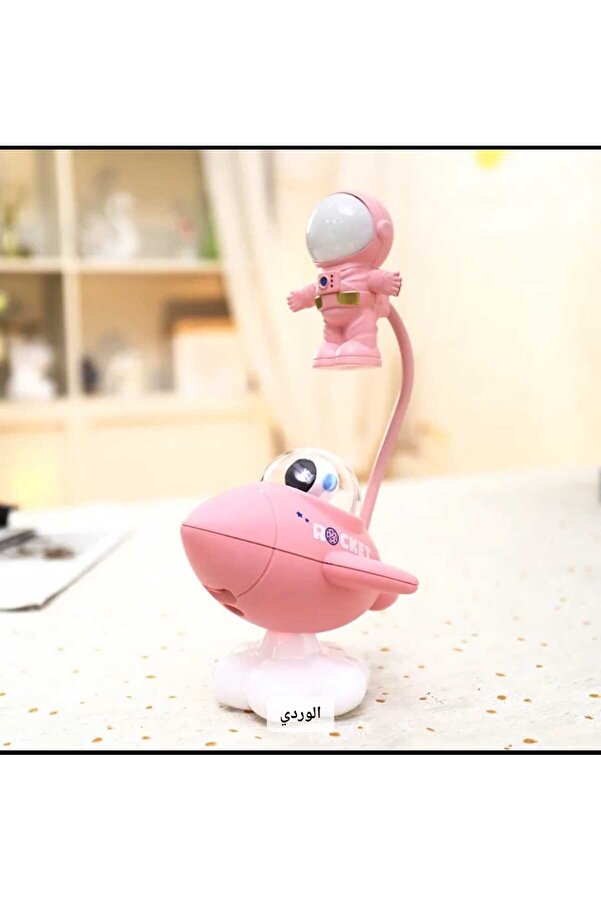 mr shopping MR Astronot Led Işıklı Micro Şarj Girişli Çocuk Gece Lambası Harika bir hediye Gece Lambası