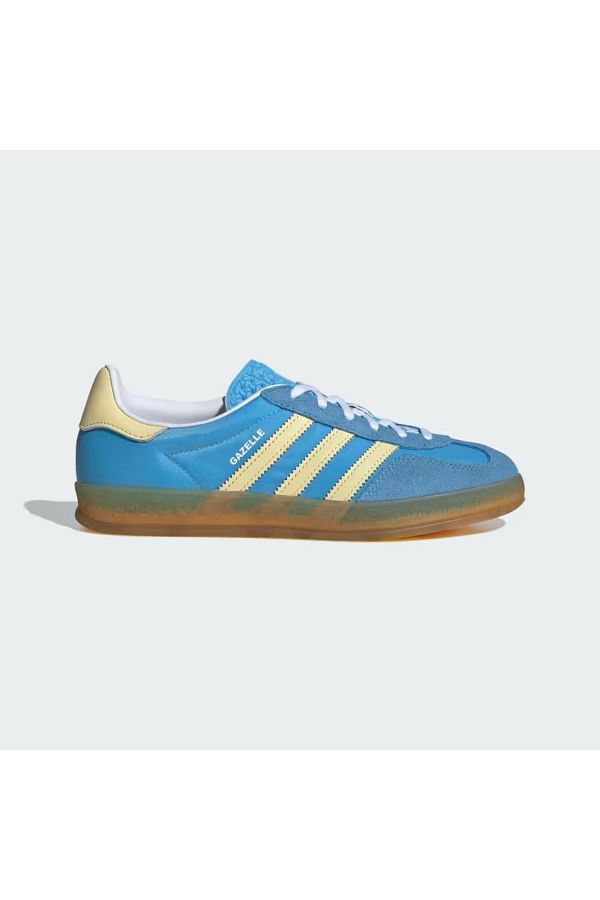 Adidas gazelle blue yellow top