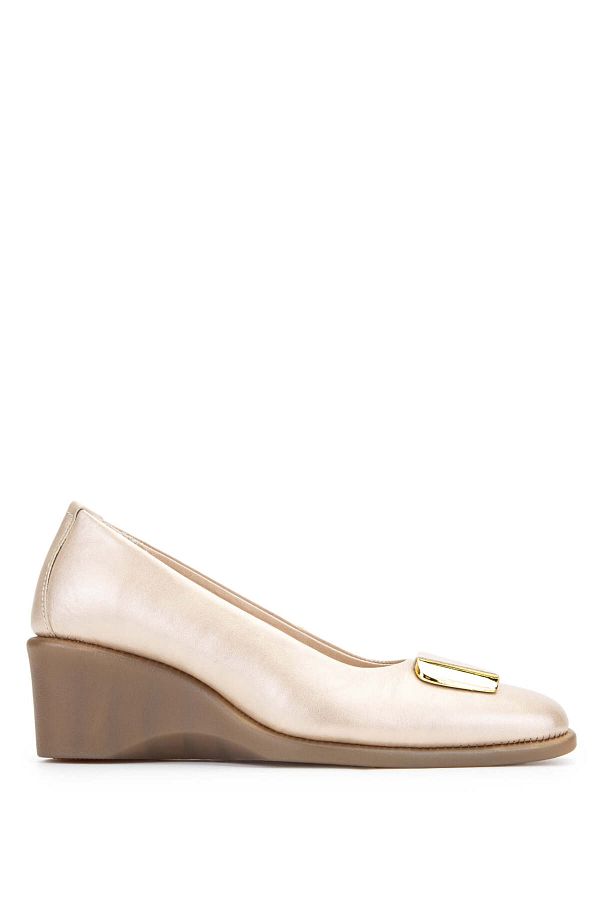 RELAX ANATOMIC Women s Genuine Leather Yellow Comfort Shoes Trendyol