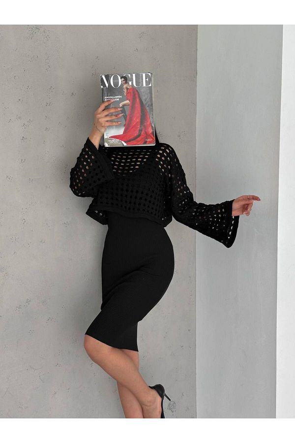 Sweater dress set clearance